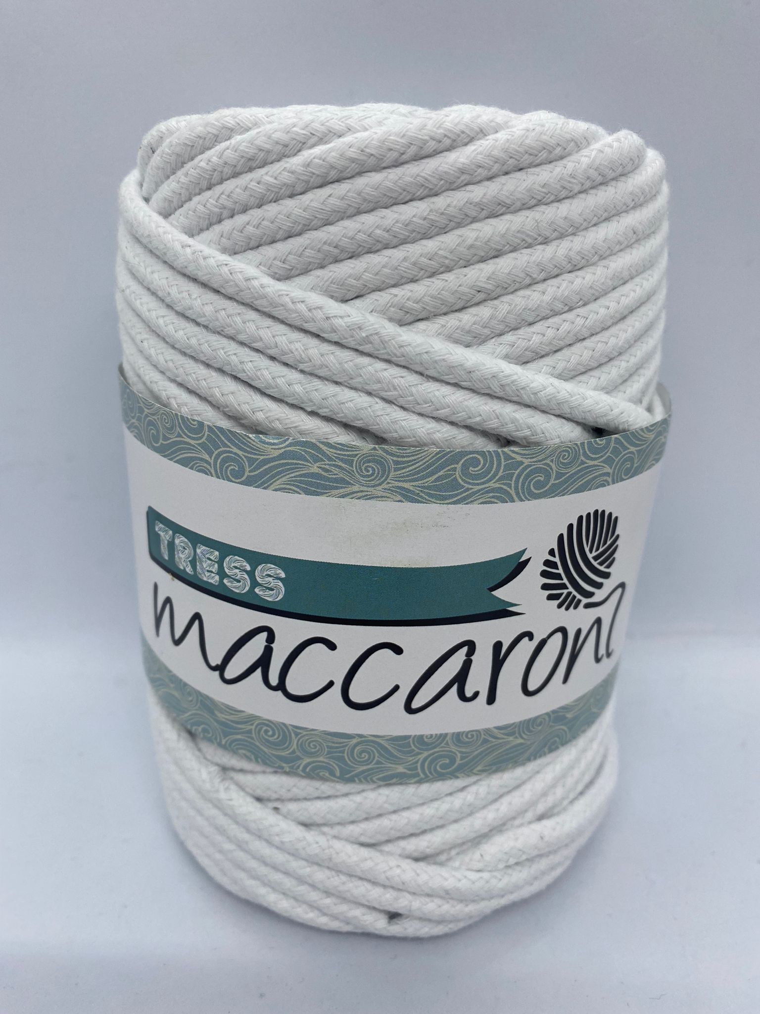 Maccaroni Tress İp Beyaz
