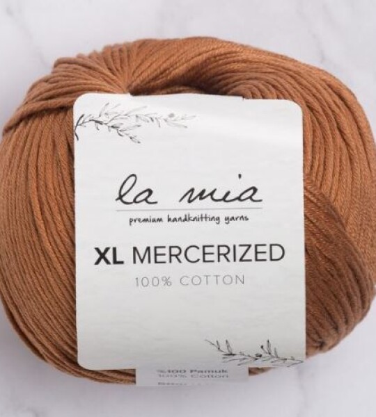 La Mia XL Mercerized Kahverengi
