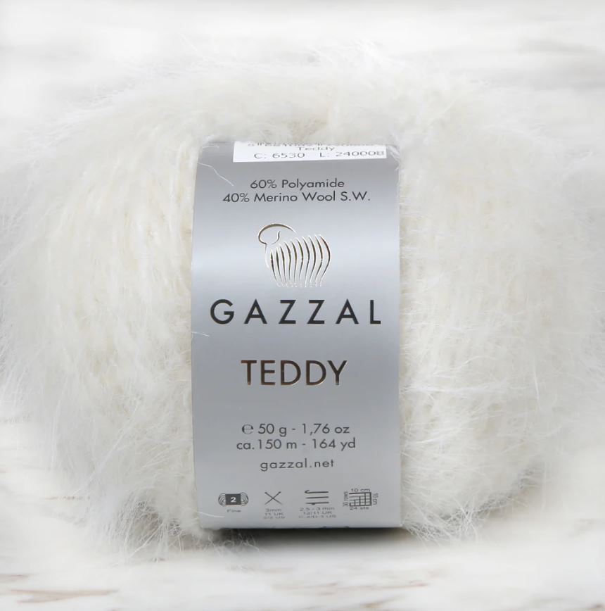 Gazzal Teddy Beyaz