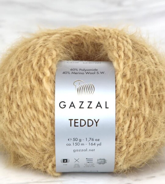 Gazzal Teddy Koyu Bej