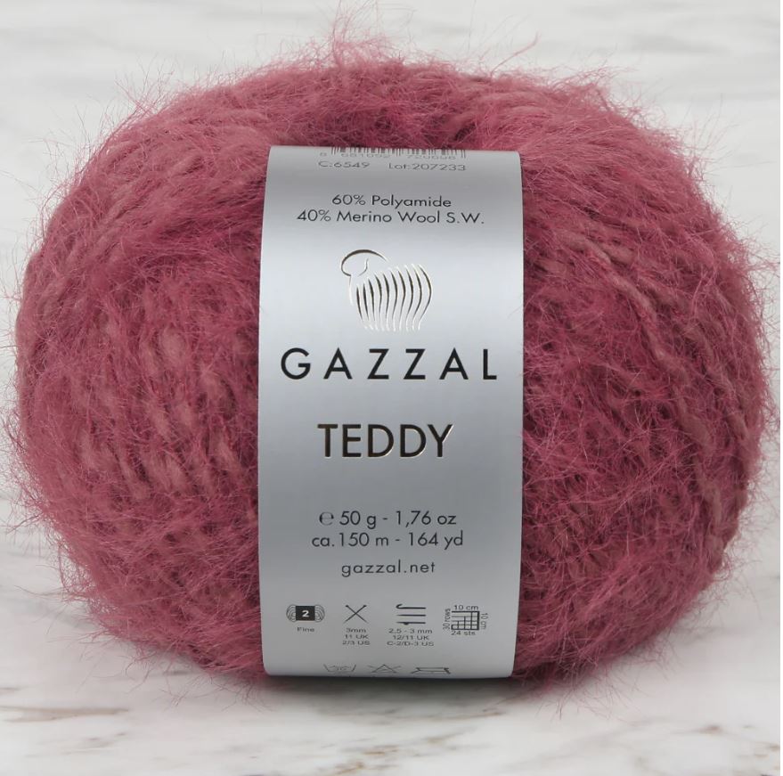 Gazzal Teddy Bordo