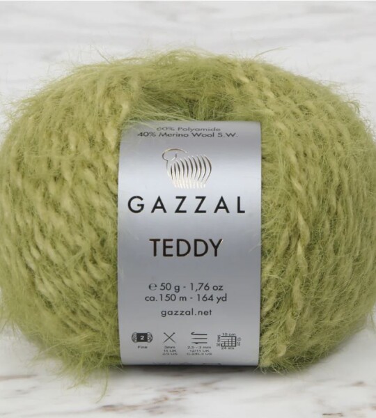 Gazzal Teddy Fıstık Yeşil