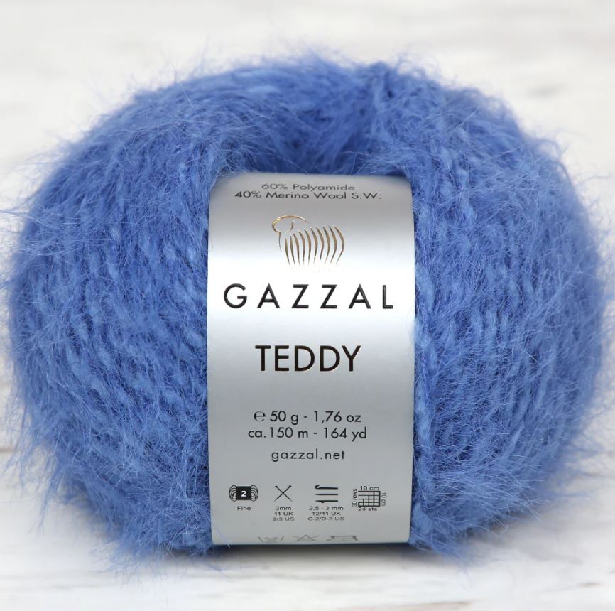 Gazzal Teddy Koyu Mavi